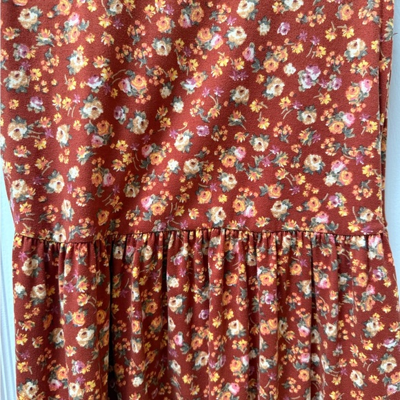Rust Floral Patterned Top - Picture 3 of 7